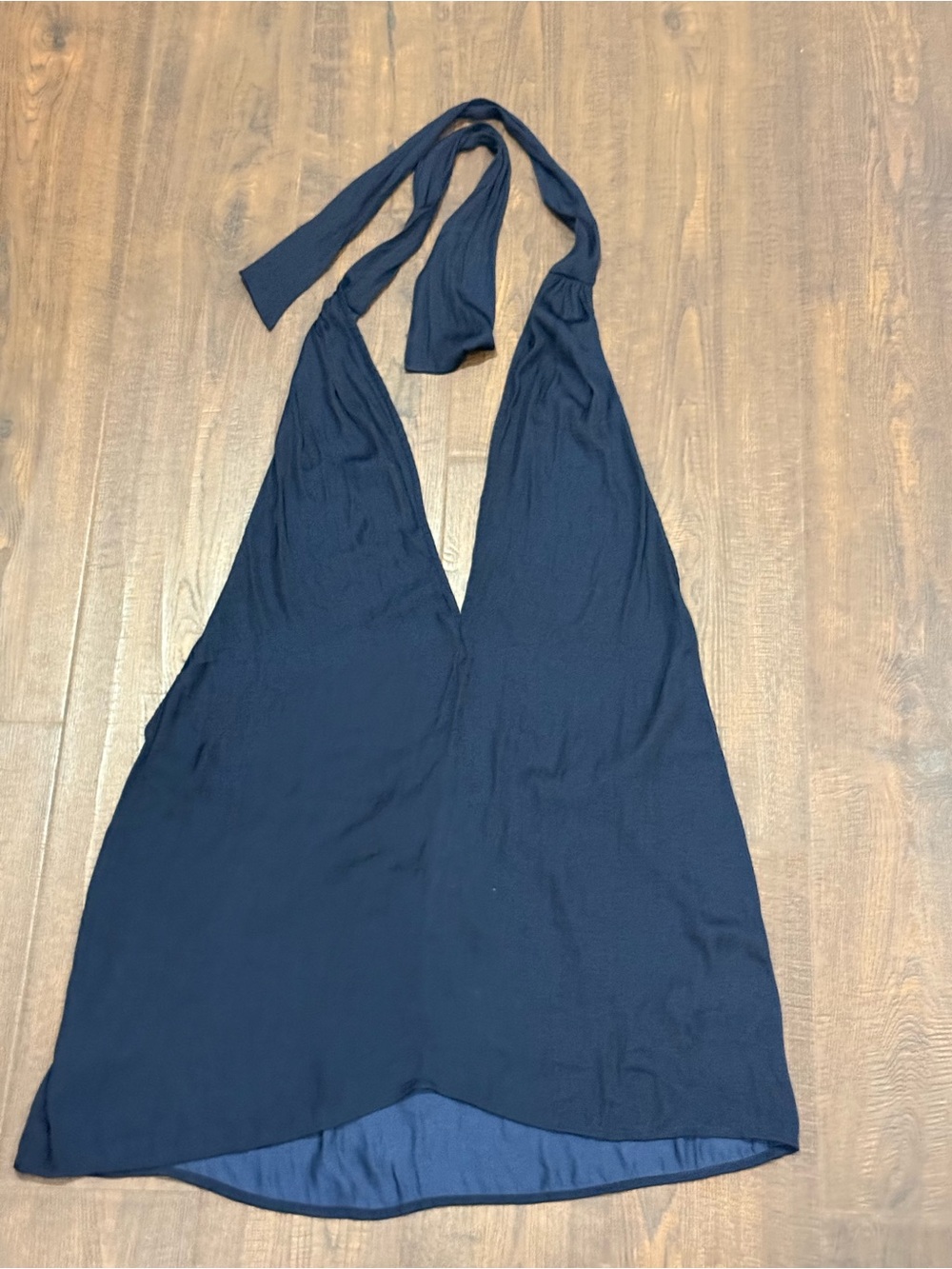 Banana Republic Halter V-Neck Sleeveless Tank Top - Navy, Never Worn